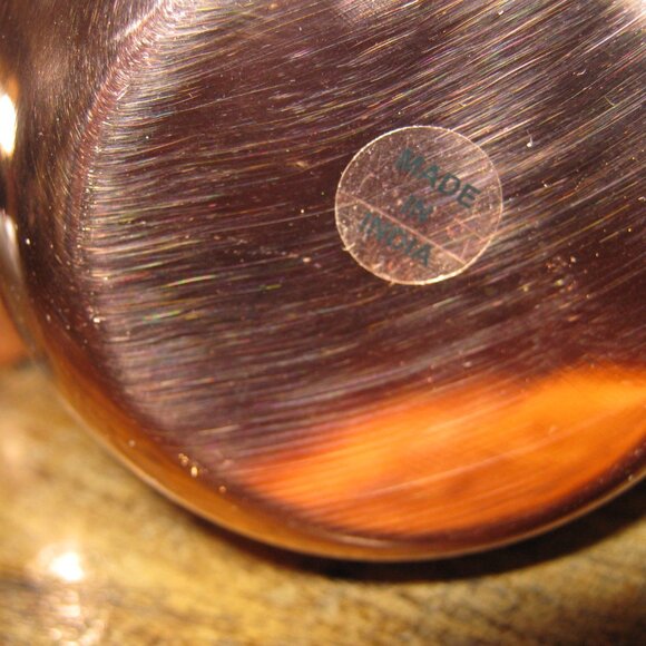 Like New. Moscow Mule Copper & Stainless Mugs - 4 - 16 ounces - Picture 3 of 3